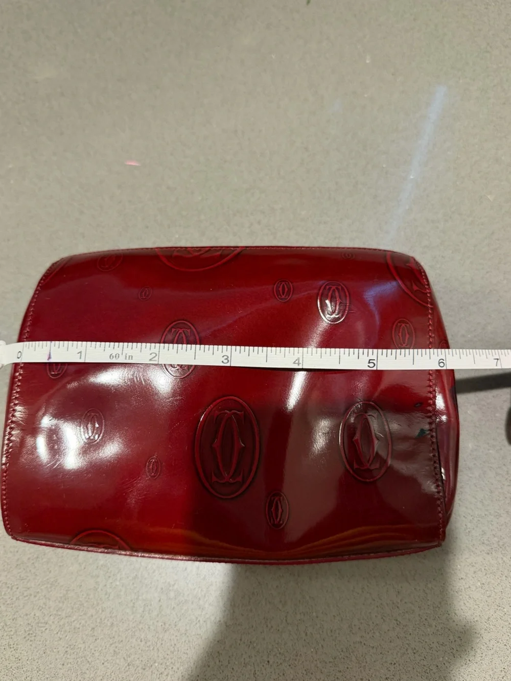 Vintage Cartier “Happy Birthday” Cosmetic Bag/Pouch